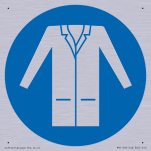 Custom Mandatory: Wear a lab coat